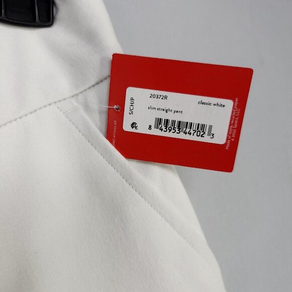 Spanx Ankle Straight Pant On The Go Shaping Silver Lining Small Office Casual - Picture 10 of 16